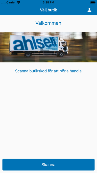 Ahlsell Scanning Screenshot