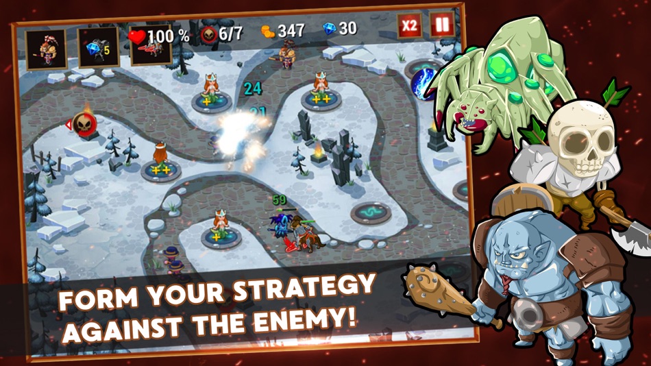#4. The Exorcists: Tower Defense (iOS) 由: MOBASO
