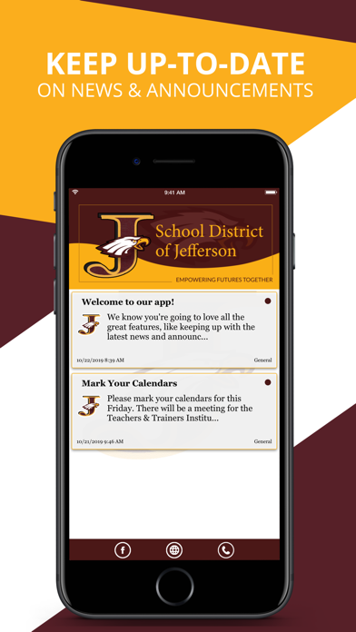 Screenshot #1 pour School Dist. of Jefferson - WI