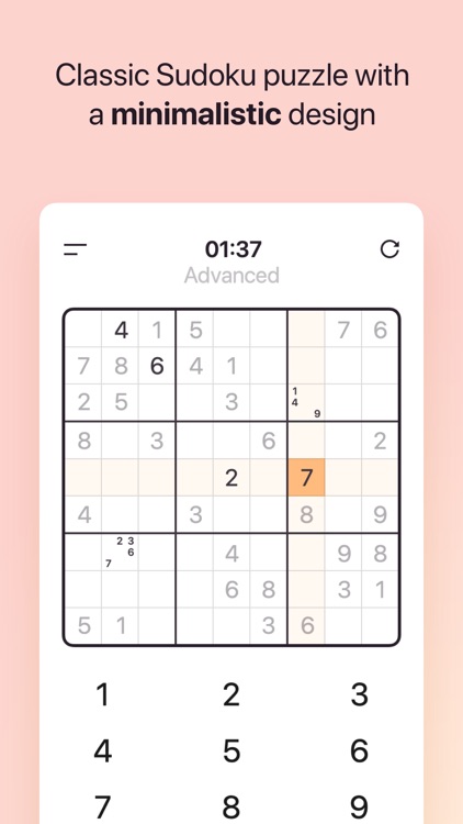 Sudoku — puzzle without ads