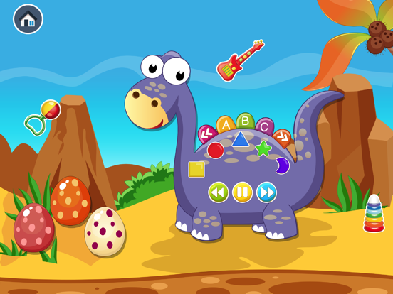 Baby Dinosaur With Top Rhymes iPad screenshot