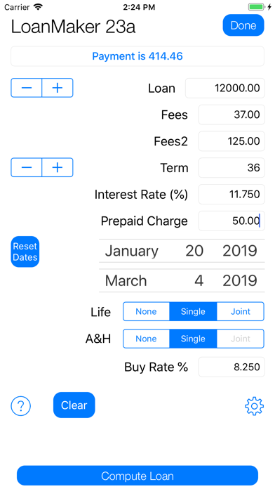 LoanMaker Screenshot