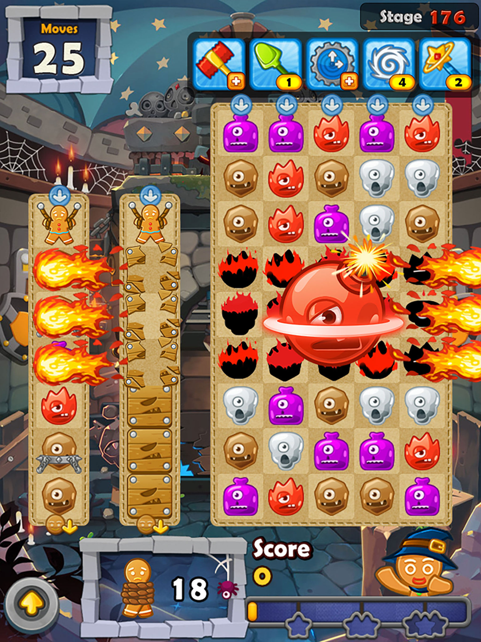 Monster Busters:Match 3 Puzzle