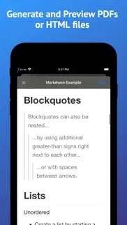 markdown゜ iphone screenshot 3