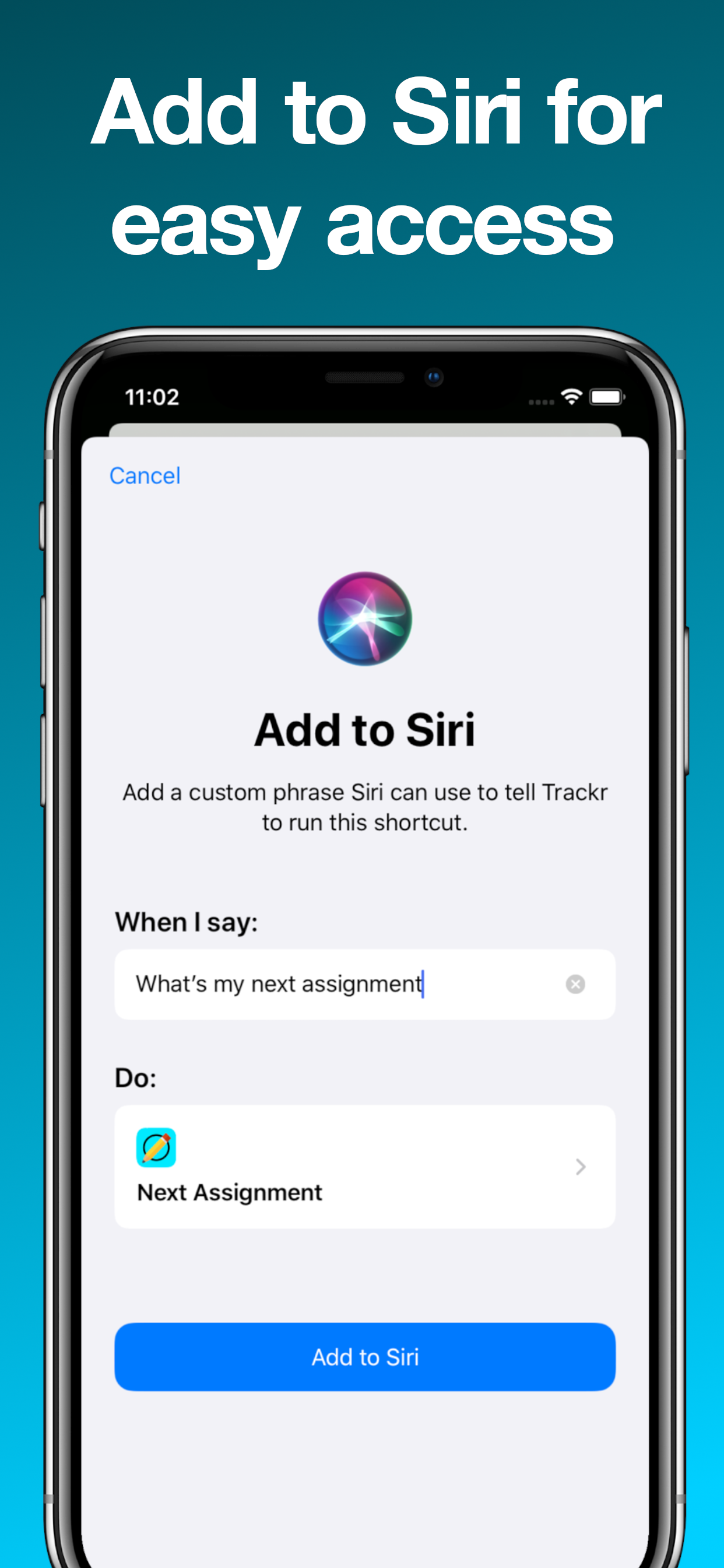 Trackr - Manage Assignments screenshot 5