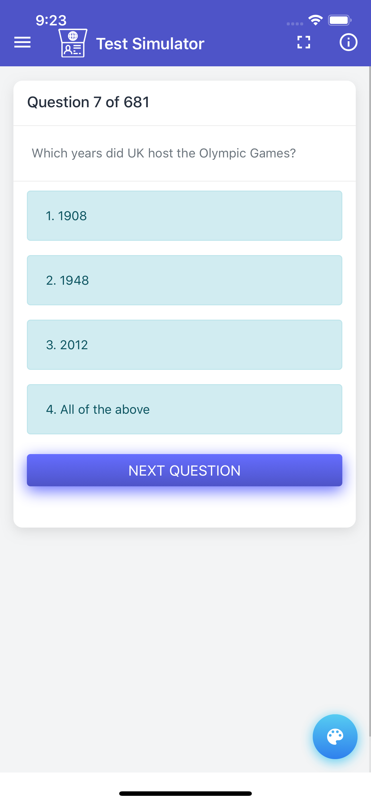 UK Citizenship Test screenshot 8