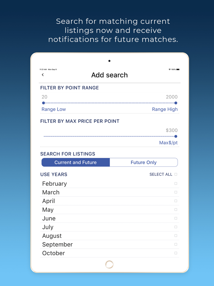 DVC Resale Market Search App
