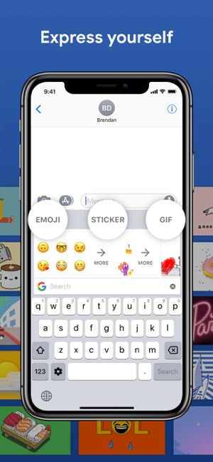 Gboard, o Teclado do Google na App Store