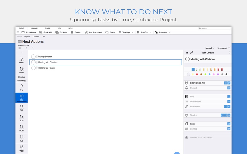#6. Organize:Me - Task Manager (macOS) 由: taskfabric ltd