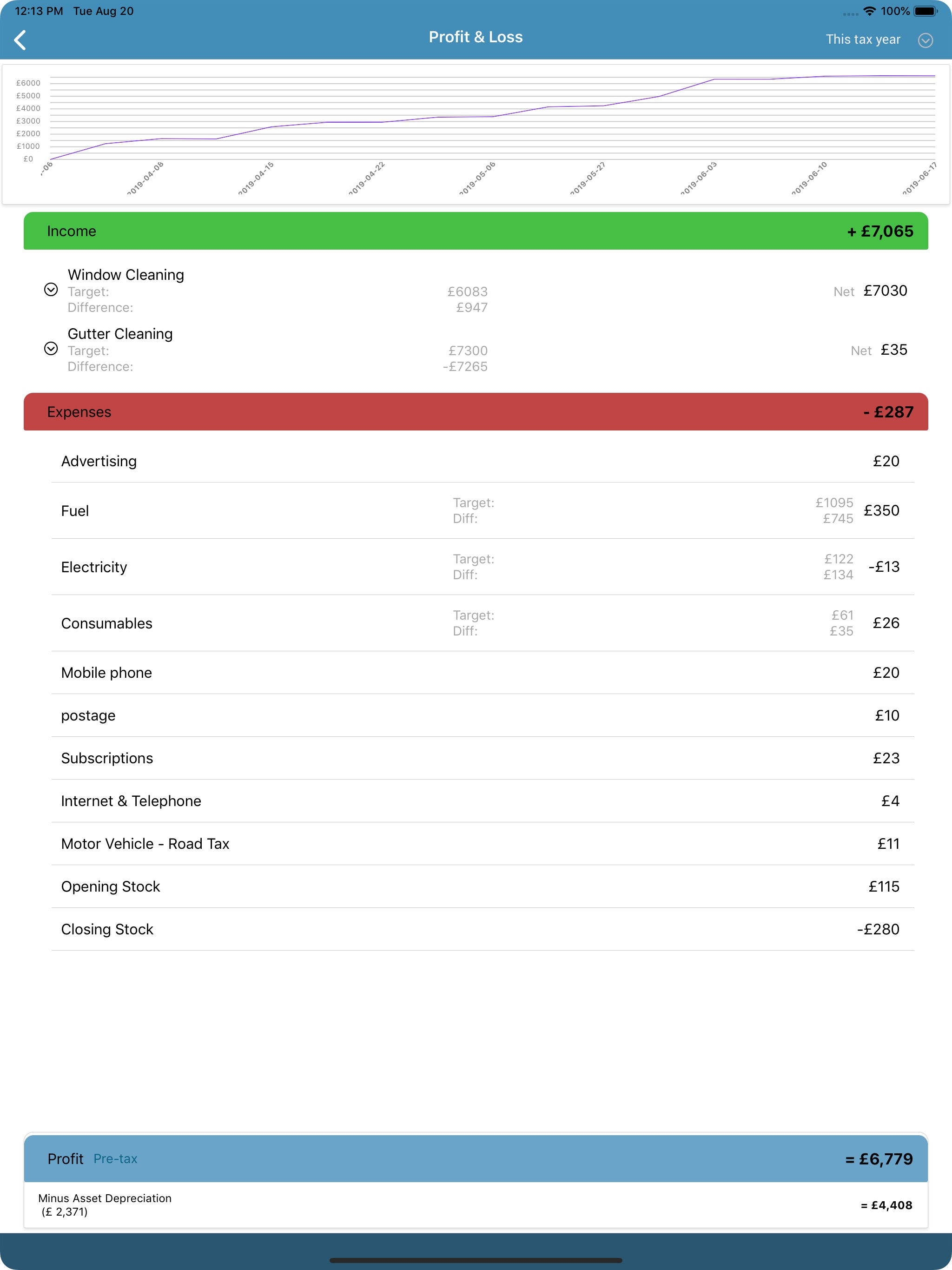 CalCal Accounting screenshot 10