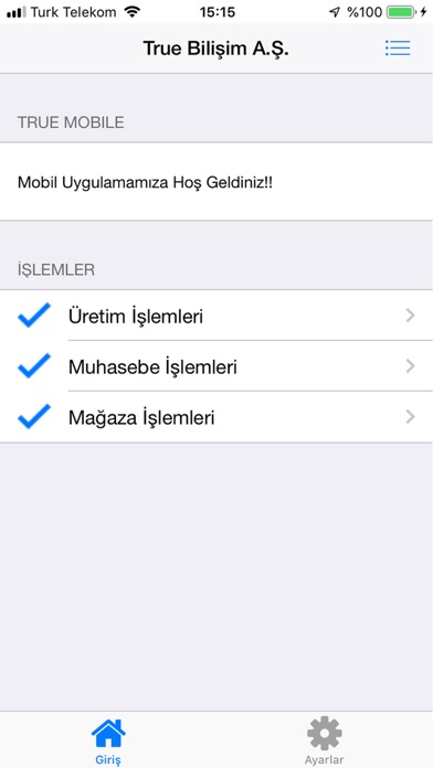 Screenshot #1 pour True Bilişim