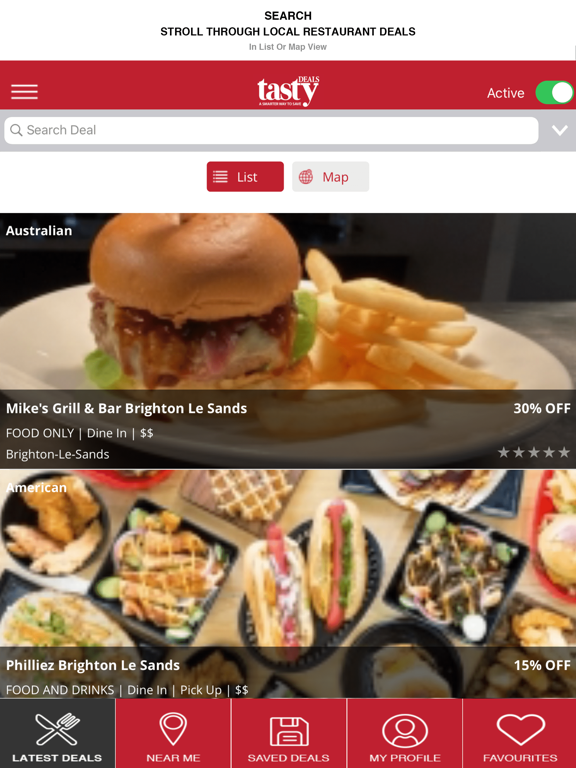 Screenshot #4 pour Tasty Deals-Restaurant Deals