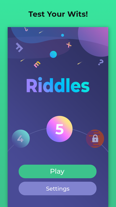 350 Tricky Riddles: Word Gamesのおすすめ画像1