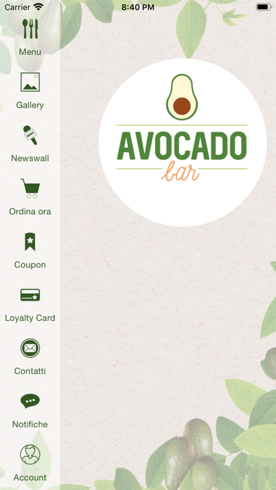 Screenshot #1 pour AVOCADO BAR ROMA