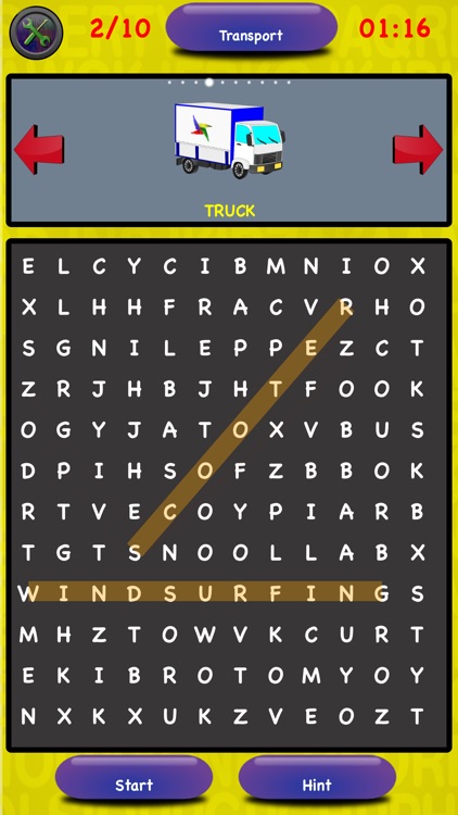 Word Search with pictures kids