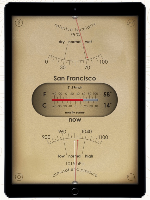 Screenshot #4 pour Weather Station: barometer app