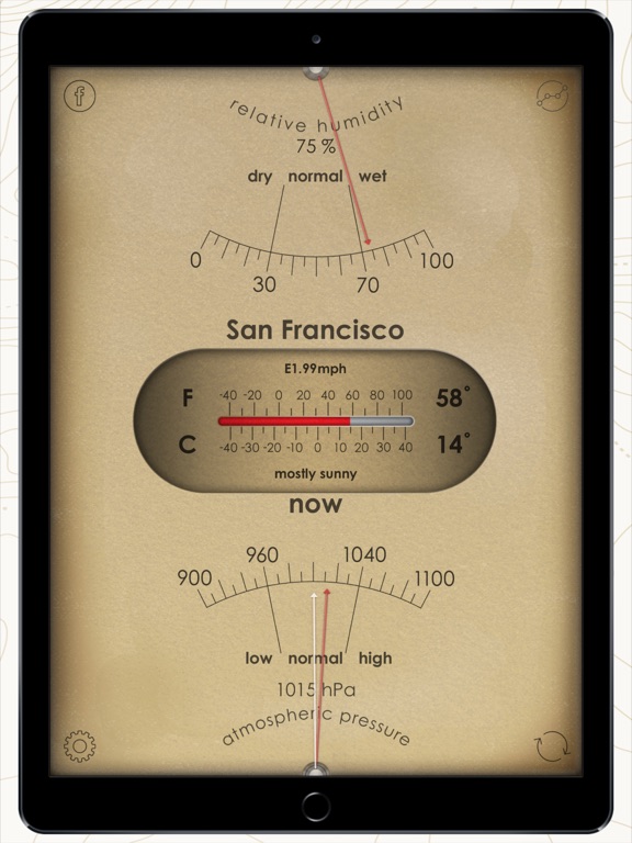 Weather Station: barometer appのおすすめ画像1