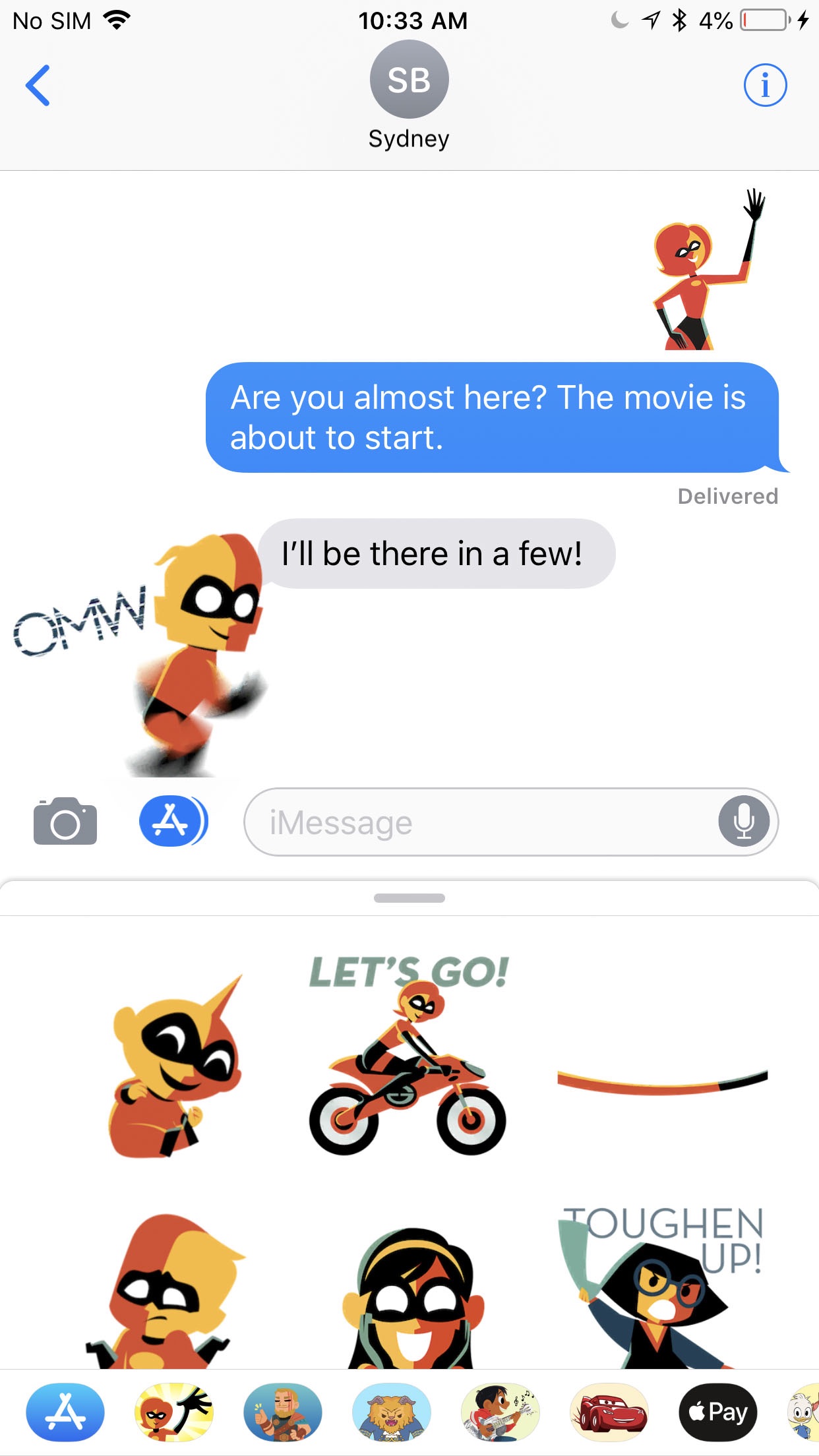 Screenshot 1 of Pixar Stickers: Incredibles 2