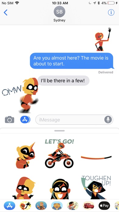 Screenshot #1 pour Pixar Stickers: Incredibles 2