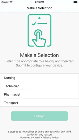 Jamf Setup screenshot 1