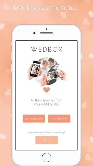 Wedding photo app by Wedbox screenshot 1