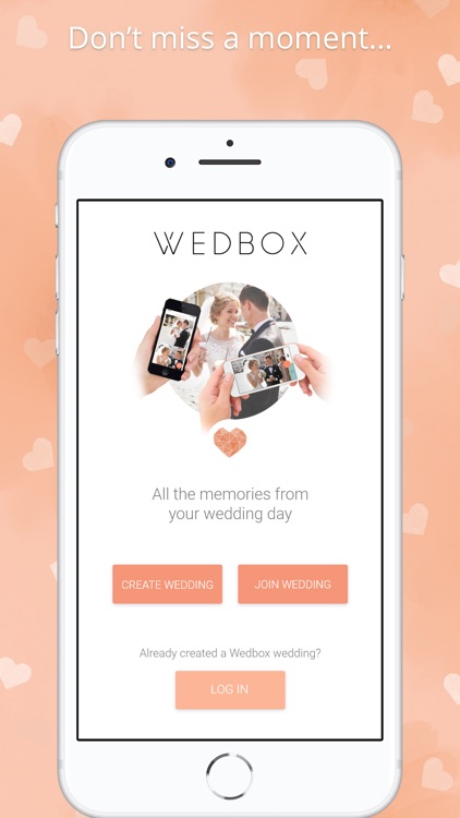 Wedding photo app by Wedbox
