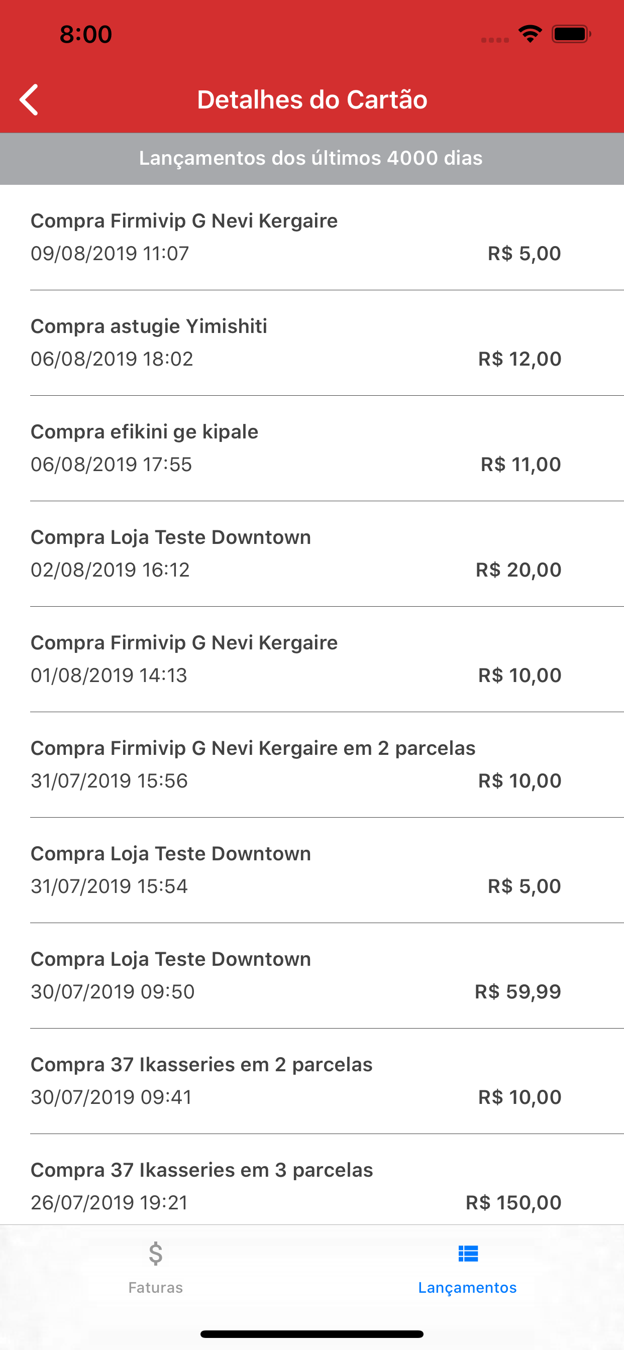 Cartão Admcard screenshot 6