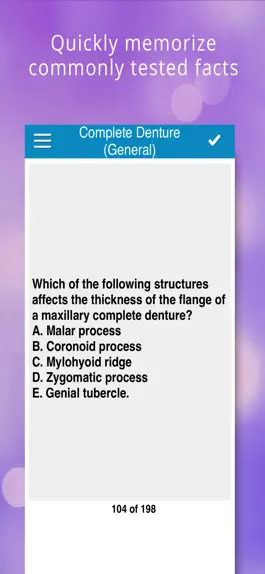 Game screenshot ADAT Prosthodontics Cram Cards hack