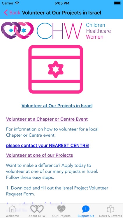 Canadian Hadassah WIZO (CHW) screenshot-6