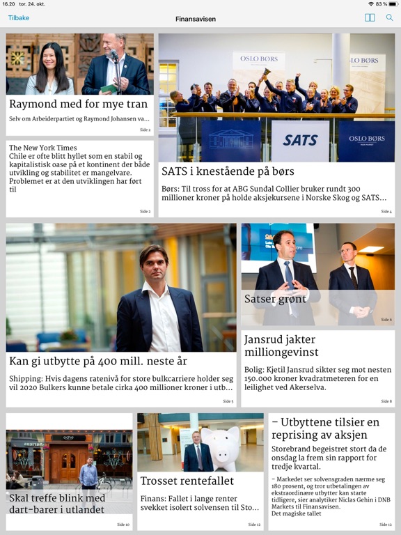 Finansavisen eAvis iPad screenshot 5 - News app