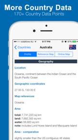 World Factbook + screenshot