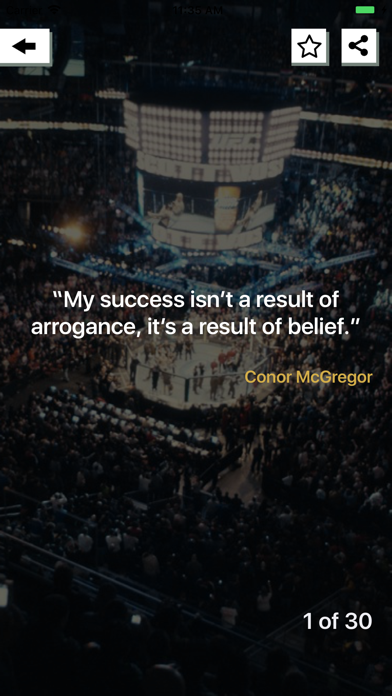 MMA Motivation Quotes Screenshot