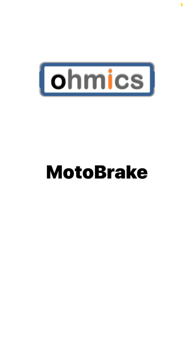 MotoBrake app screenshot