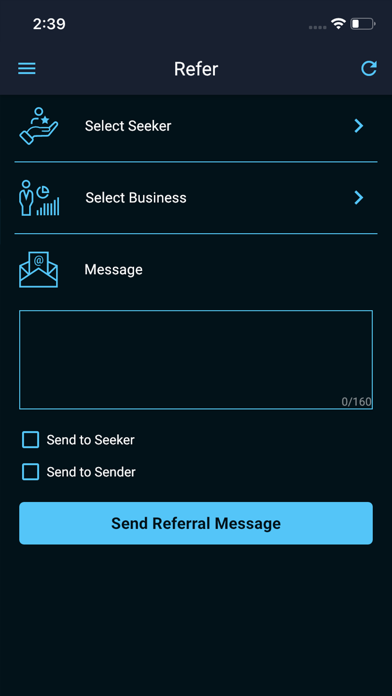 Referron - Mobile Referrals Screenshot
