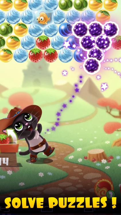 Fruity Cat Pop: bubble shooter screenshot-0