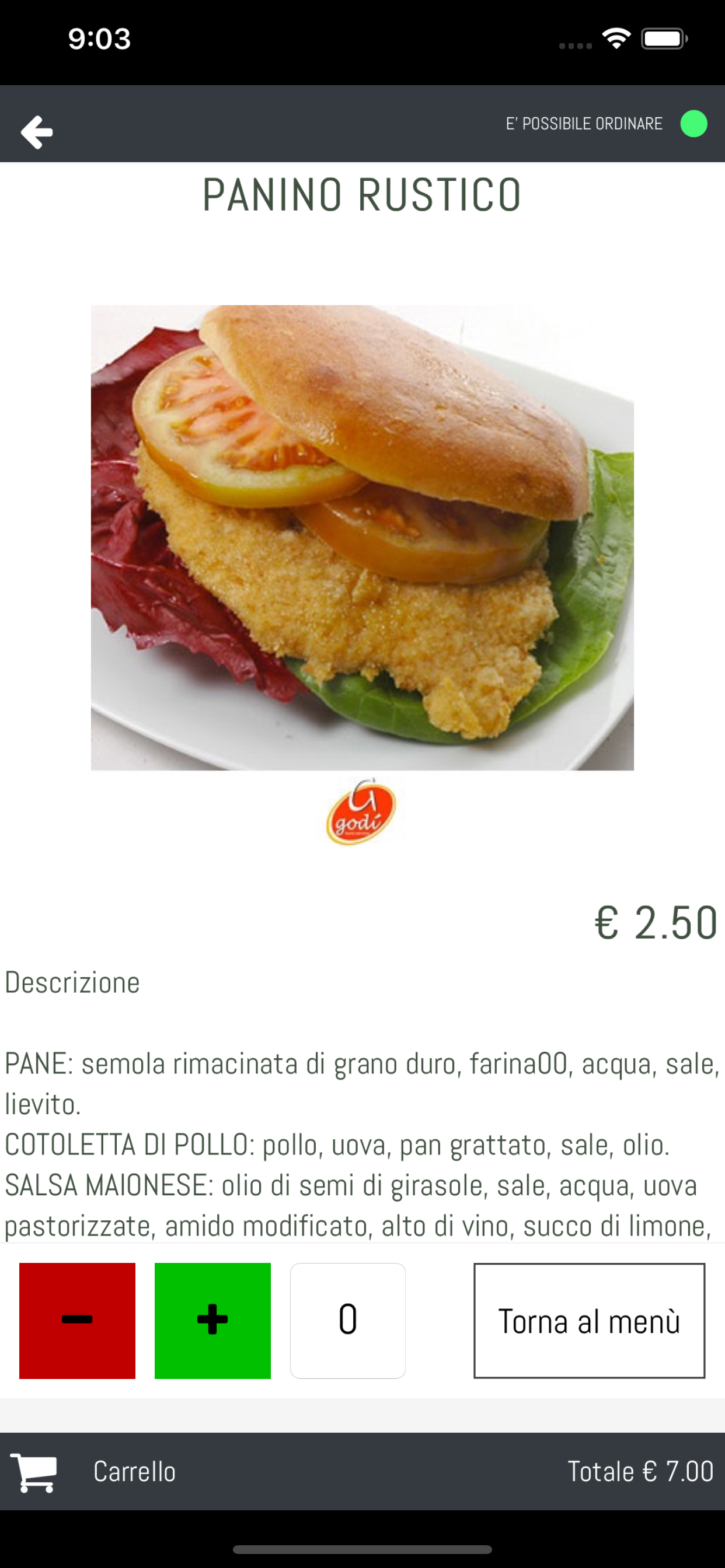 Godí Food screenshot 3