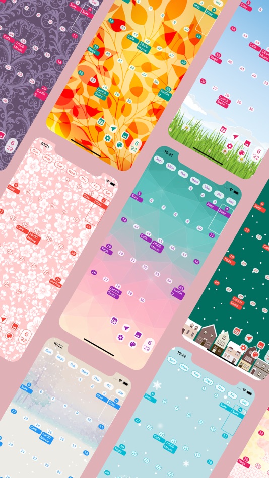 #1. Sakura: Aesthetic Calendar (iOS) 由: SHINY A LLC