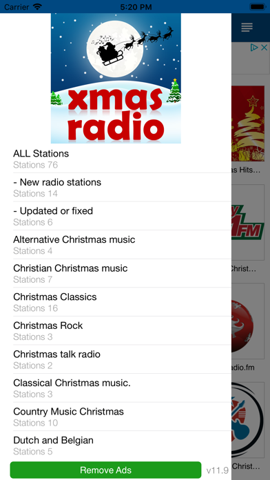 Christmas RADIO Screenshot