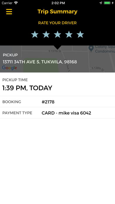 Seattle Yellow Cabs screenshot 3