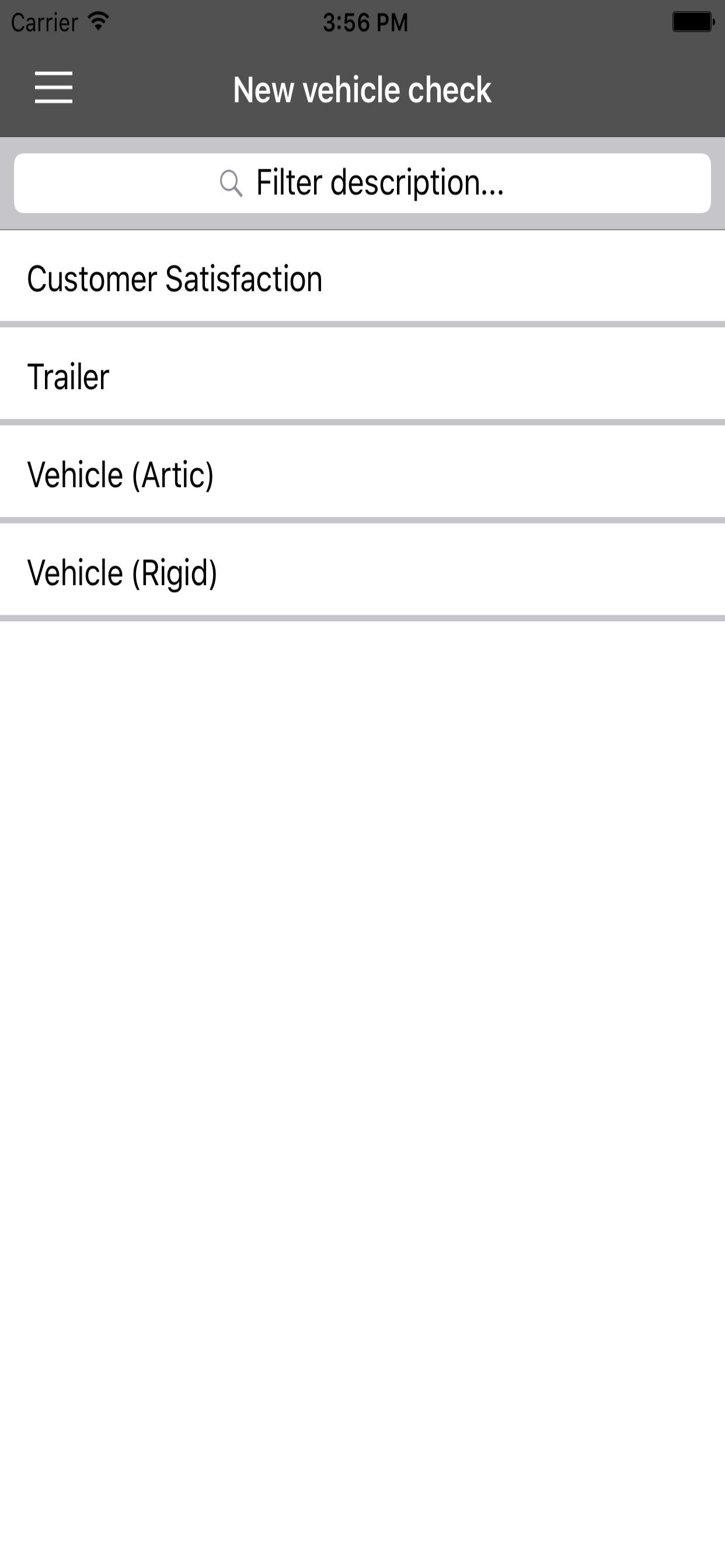 Mandata Vehicle Checks