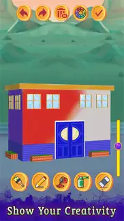 house paint 3d - home coloring iphone screenshot 3