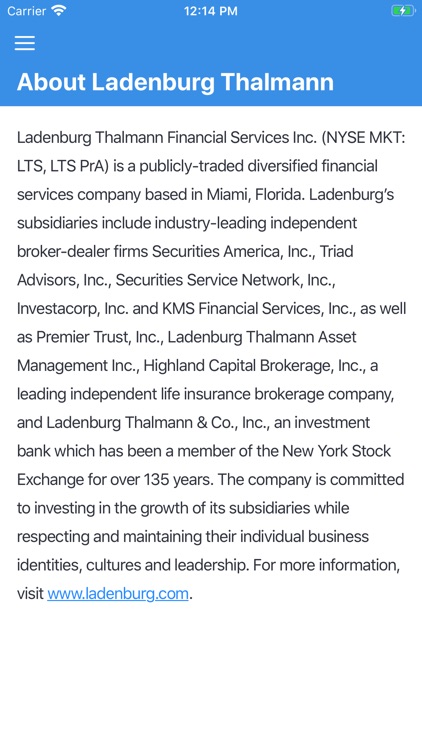 Ladenburg Thalmann Conferences screenshot-3