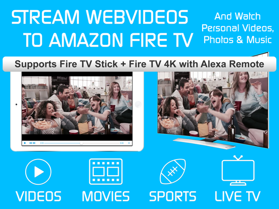 Video & TV Cast for Fire TV: Best Browser to stream any web-video on HD-TV displays screenshot