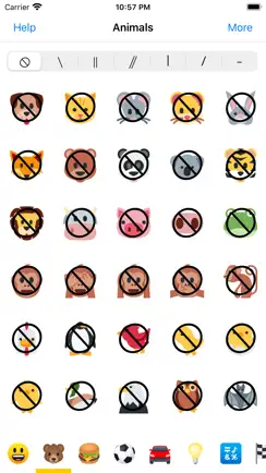 Anti Emoji - Prohibited Sign iPhone image 3