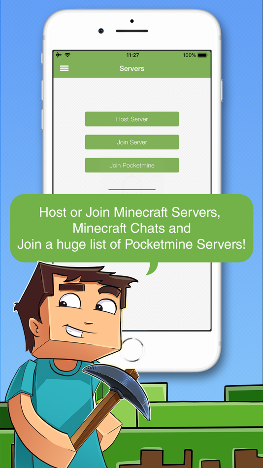 #1. Multiplayer for Minecraft PE (iOS) Podle: Innovative Devs