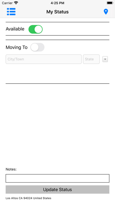 App screenshot