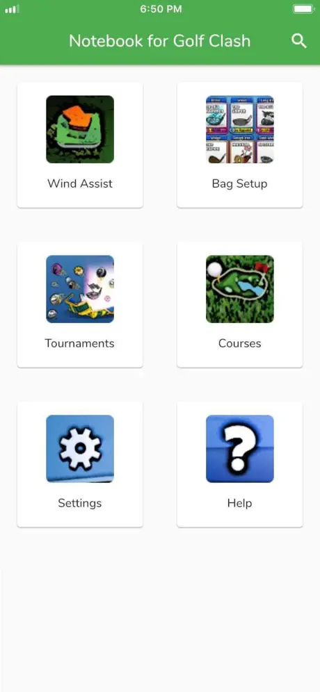 Notebook for Golf Clash