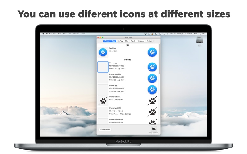 Screenshot #2 for Icon Tool for Developers