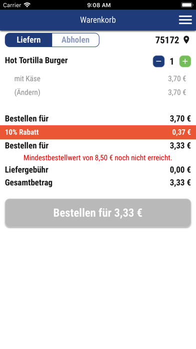 App screenshot