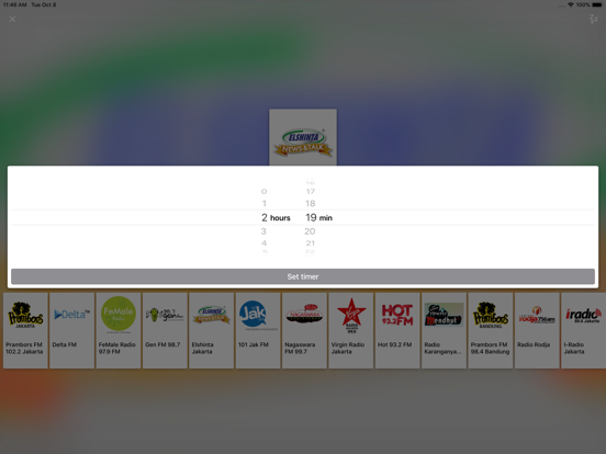Radio FM Indonesia iPad screenshot 6 - Music app